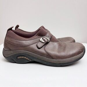 Merrell Jungle Cinch Brontë Brown Slip On Shoes Women’s 9